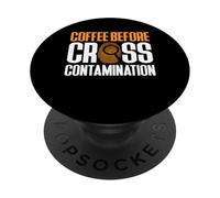 Coffee Before Cross Contamination Forensic Science PopSockets Adhesive PopGrip