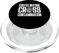 Coffee Before Cross Contamination Forensic Science PopSockets PopGrip for MagSafe