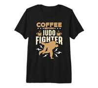 Coffee Before Martial Arts Judoka Coffee Lover Judo Fighter Premium T-Shirt
