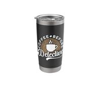 Coffee Before Secretive Investigator Coffee Lover Detective Stainless Steel Insulated Tumbler
