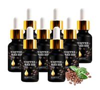 Coffee Black Seed Oil For Face & Skin, Moisturizing Essence With Coffee Bean Oil, Face Oil Infused With Coffees, Lightweight Face Oil For Dry Skin, Deeply Moisturizes For All Skin Types (8 PCS)