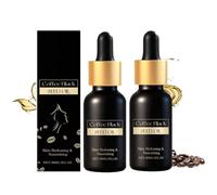 Coffee Black Seed Oil Organic Cold Pressed, Coffee Essential Oil Against Wrinkles, Nourishing and Revitalizing Facial Carrier Oil, Anti-Aging and Firming Moisturizer Oils for Skincare 30ml (2PC, 30ml)