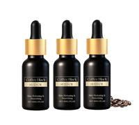 Coffee Black Seed Oil Organic Cold Pressed, Coffee Essential Oil Against Wrinkles, Nourishing and Revitalizing Facial Carrier Oil, Anti-Aging and Firming Moisturizer Oils for Skincare 30ml (3PC, 30ml)