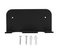Coffee Bottomless Handle Hanger, Universal Portafilter Wall Rack Holder with Adhesive for 51 54 58mm Handles, Space Saving Aluminum Alloy Bracket for Home and Commercial Coffee Mac (Black)
