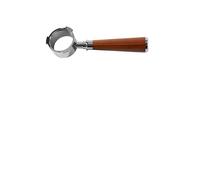 Coffee Bottomless Portafilter 51mm Naked，Compatible for Delonghi EC680 EC685 EC200，Filter Basket Espresso Machine Accessories Barista Tools(51MM 3Ear-Rosewood F)