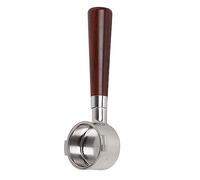 Coffee Bottomless Portafilter Filter Handle Replacement Accessories Intuitively See Position Flowing Rate Color Coffee Extraction Bring More Grease Taste Fun DIY Home Office (51mm rosewood double
