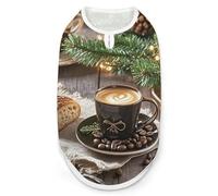 Coffee Bread Dog Shirt Quick Dry Breathable Pet T-Shirt Soft Stretchy Sleeveless Vest Dog Apparel XL