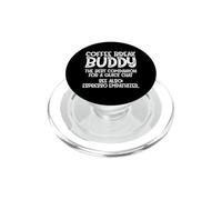 Coffee Break Buddy - The Best Companion for a Quick Chat PopSockets PopGrip for MagSafe