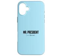 Coffee Break Mr President Tea Morning Boss Gifts Man Case for iPhone 16 Plus