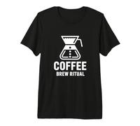 Coffee Brew Ritual Minimalist Pour Over Coffee Premium T-Shirt