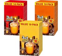 Coffee Bundle With NY Coffee 3 in 1 White, Salted Caramel, & Vanilla 10 Sachets Each (3 Pack)