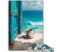 Coffee by The Window Jigsaw Puzzles for Adults 1000 Piece,Challenging Game Gifts for Is Ideal As A Gift for The Whole Family (38x26cm)