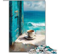 Coffee by The Window Jigsaws Puzzles 1000 Pieces for Teenagers Gifts, Challenging Game Gifts for Is Ideal As A Gift for The Whole Family (50x75cm)