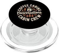 Coffee Cabins Conversations Cabin Crew Fun PopSockets PopGrip for MagSafe