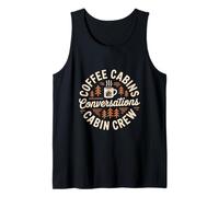 Coffee Cabins Conversations Cabin Crew Fun Tank Top