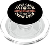 Coffee Cabins Conversations Cabin Crew PopSockets PopGrip for MagSafe