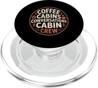 Coffee Cabins Conversations Cabin Crew PopSockets PopGrip for MagSafe