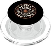 Coffee Cabins Conversations Cabin Crew PopSockets PopGrip for MagSafe