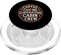 Coffee Cabins Conversations Cabin Crew PopSockets PopGrip for MagSafe