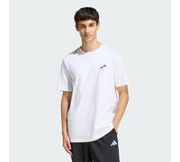 adidas Men's Coffee Cafe CHEESCAKE Graphic T-Shirt, White, XS