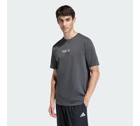 adidas Men's Coffee Cafe Donut Box Graphic T-Shirt, Grey six, XXL