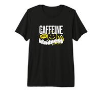Coffee Caffeine and Kindness Coffee Smile Premium T-Shirt