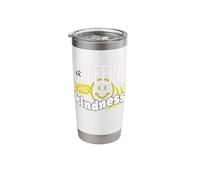 Coffee Caffeine and Kindness Coffee Smile Stainless Steel Insulated Tumbler
