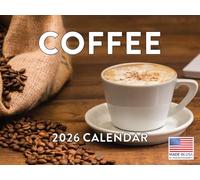 Coffee Calendar 2026 Monthly Wall Calender 12 Month | American Made In The USA
