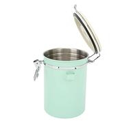 Coffee canister, coffee container, food container, airtight dual mode, mint green, multi-purpose one-way valve container, coffee bean container for food canister for the office