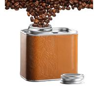 Coffee Canister | Vacuum Insulated Coffee Canister - Single-Way Valve Vacuum-Sealed Smell-Proof Multipurpose Jar For Tea Cafe Home Kitchen Workplace Travel Pantry