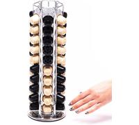 Coffee Capsule Holder Stand for 70 Nespresso Original Line Pods simpa Metallic Silver One Size