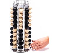 Coffee Capsule Holder Stand for 80 Nespresso Original Line Pods simpa Metallic Silver One Size