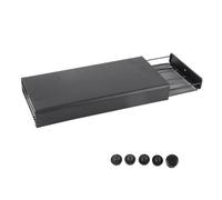 Coffee Capsules Holder Coffee Pod Holder Drawer Black Pod Storage Drawer Capsule Stand with Mesh Compartments 40 Capsules Stacking Stand Drawer Box for Storage Coffee Pods, 14.8 X 6.9 X 2in