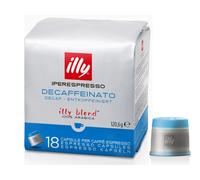 54 x illy IperEspresso Decaffeinato Coffee Pods (3 x 18 Capsules) BBE 03/2024
