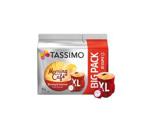 Coffee capsules Tassimo Morning Cafe XL (compatible with Bosch Tassimo capsule machines), 21 pcs.