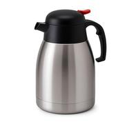 Coffee Carafe - Stainless Steel Vacuum Jug - Double Walled Vacuum Thermal Flask, Tea Coffee Insulated Dispenser Air Pot with Push Button and Handle, Suitable for Hot & Cold Drinks (1.5L)