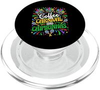 Coffee Carnival Brazilian Carnival Vibes Brasil Party PopSockets PopGrip for MagSafe