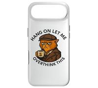 Coffee Cat, Hang On Let Me Overthink This, funny meme Cats Case for iPhone Air