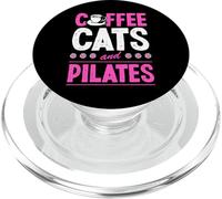 Coffee Cats And Pilates PopSockets PopGrip for MagSafe