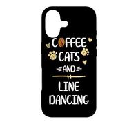 Coffee Cats & Line Dancing Country Western Dance Case for iPhone 17