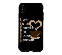 Coffee Christ Offers Forgiveness For Everyone Everywhere Case for iPhone XS Max
