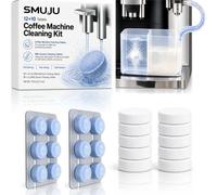Coffee Cleaning Tablets & Milk System Cleaning Tablets for JURA,12+10 Count | 12 Coffee Cleaning Tablets + 10 Milk System Tablets Help Remove Coffee Oils and Milk Residue for Routine Machine Care