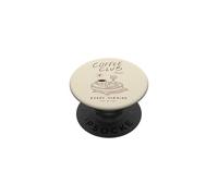 Coffee Club Served Daily Every Morning Coffee Lover PopSockets Adhesive PopGrip