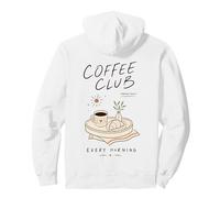 Coffee Club Served Daily Every Morning Coffee Lover Pullover Hoodie