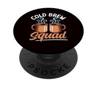 Coffee - Cold Brew Squad PopSockets Adhesive PopGrip