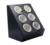 Coffee Condiment Organizer Holder Coffee Shops Disposable Paper Cup Dispenser for Cups Lids Sugars Creamers Stirrers Napkins Organizer,A