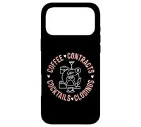 Coffee Contracts Cocktails Closings Case for iPhone 17 Pro Max