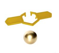 Coffee Cooling Ball 38mm Tool for Enjoying Your Beverages at the Perfect Temperature (Gold + 38mm gold)