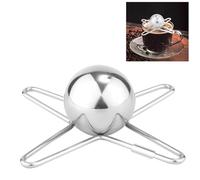 Coffee Cooling Tool, 1.57 Inch Stainless Steel Coffee Cooler Ball Metal Ice Sphere Chilling Reusable Espresso Frozen Ball Bringing Original Flavors Ideal for Wine Scotch Whiskey Bourbon Cocktails