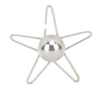 Coffee Cooling Tool Stainless Steel Metal Ice Sphere, Reusable Ice Cube Ball for Cold Brew and Red Wine - Preserves Flavor, Quick Chilling Hook Design, Multi Drink Use